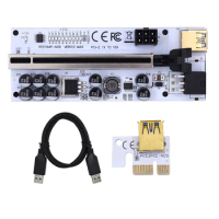 Riser VER012 USB 3.0 PCI-E Riser VER012MAX Express Cable Riser For Video Card X16 Extender PCI-E Riser Card For Mining
