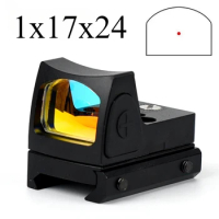 Tactical 1x17x24 M1 Red Dot Green Dot Reflex Sight For Taurus G2 G2c G2s G3 Pistola Handgun Top open