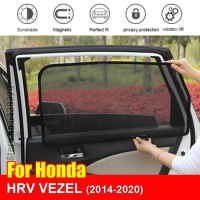 For Honda HRV VEZEL 2014-2020 Car Window SunShade UV Protection Auto Curtain Sun Shade Visor Net Mesh Protect Kids