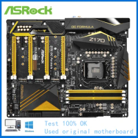 For ASRock Z170 OC Formula Computer Motherboard LGA 1151 DDR4 Z170 Desktop Mainboard Used Core i5 6600K i7 6700K Cpus