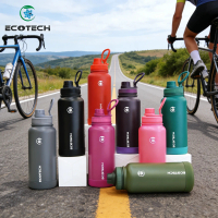 ECOTECH Bình Giữ Nhiệt ECOTECH 32oz Dung Tích 500ml Thép Không Gỉ 304 Màu Sắc Chuyển Đổi Kèm Ủng Sil