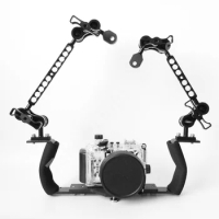 150mm +200mm arm bracket system + MK Waterproof Diving underwater Housing Case for Canon S95 S100 S110 S120 Camera
