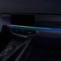 USB Ambient Strip Light RGB Auto Decorative Lamp Remote Control LED Ambient Light Aryclic Car Interior Colorful Light Car Parts