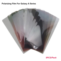 5PCS Screen polarizing film For Samsung Galaxy A90 A80 A70 A50 A40 A30 A20 A10 A22 A32 A52 A72 A51 A71 A31 LCD polarizer film