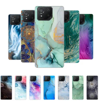 For Funda Rog Phone 8 Case Soft Silicone Marble Back Cover Phone Cases for Asus Rog Phone 8 Case Rog Phone8 Coque