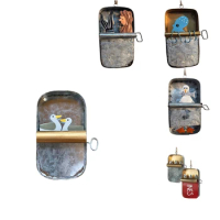 Tin Of Sardines Quirky Hanging Ornament,A Quirky Little Piece, Funny Fishing Ornaments,Sardine Can C