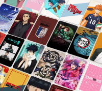 (50 PCS) Photocard Pack Anime (Genshin Impact, Jujutsu Kaisen, Demon Slayer, Oshi No Ko)