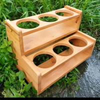 wooden wine rack stand and wine holder