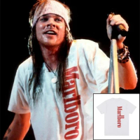 Guns N Roses Axl Rose Vintage T-shirt Retro Graphic Cotton Men T shirt New Tee Tshirt Womens Tops