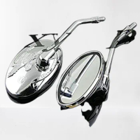 Rearview Side Mirror Chrome Eagle Motorcycle Cruiser Bike for Honda Magna VT250 95-97 VF700C 84-87 VF750C 89-03 VF1100C 83-86