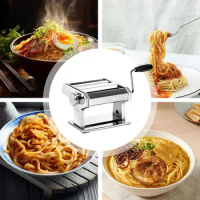 Household Electric Pasta Maker Machine Auto Noodle Maker Pasta Noodle Maker Machine Stainless Steel Pressing Moulds Noodle