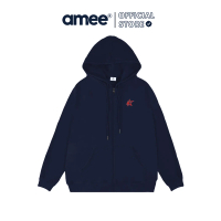Áo Hoodie Zip Nỉ 2 Da Chống Nắng Tốt Có Túi Trong Form Rộng Amee Studio Dành Cho Nam Nữ/ Star Couple