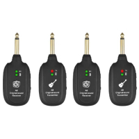 Quality 2X Guitar Wireless System 20Hz-20Khz Acoustic Transmission Rechargeable Transmitter Receiver For Electric Guitar Bass