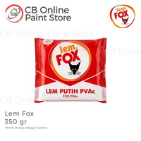 LEM PUTIH FOX BUNGKUS MERAH UKURAN KECIL 350GR