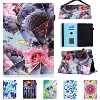 For Samsung Galaxy Tab A A6 10.1 2016 T585 T580 T580N Case Smart Leather PU Leather Stand Folio Protective Skin Tablet Cover