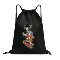 Tas Serut Anti Air Ukuran 43cmX33cm Tas Serut Sablon Futsal Bag Serut Kita Bahan KAIN TASLAN TEBAL A