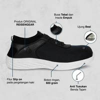 Sepatu safety Slate model safety sport SAFETY SHOES Reisen Gear Cassual Sneaker Model 39 Navy