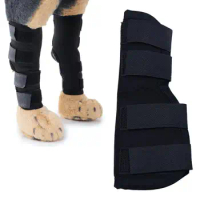 Breathable 1 Pcs Injury Wrap Protector Dog Support Brace Joint Wrap Dog Supplies Dog Wrist Guard Pet Knee Pads Puppy Kneepad