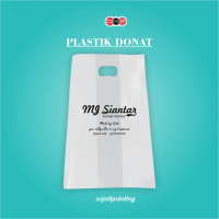 Sejati Printing Isi 100 pcs Sablon Plastik Donat 28cm x 46cm FREE DESAIN Custom Design Tersedia Warn