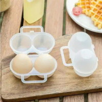 2-Cell Egg Box new Plastic Anti Drop Egg Tray Egg Loade egg