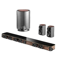 Aiue Home Theatre System Sound Bar Good Sound Smart Home Speakers With Wireless Karaoke DTS Audio Bluetooth Speaker