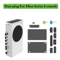11pcs Anti-Dust Filter Net Game Console Dust Cover Dustproof Suit Kit for Xbox Series S Dust Plug Mesh Net Game Accessories
