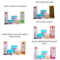 Paket lengkap Viva Skincare isi 5 - Serum - day cream - sunscreen - night cream - whitening