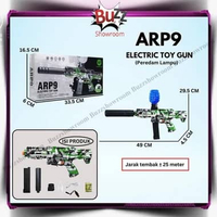 Mainan Tembakan Anak WGG ARP9 Assault Rifle Gel Blaster Watergel UMP Peredam Lampu
