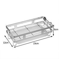 窗臺壁掛抹布掛架免打孔廚房瀝水池收納洗碗布水槽檯面懶人置物架