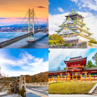 【吉航旅遊】精緻假期京阪神奈良環球影城明石大橋嵐山渡月橋清水寺伏見稻荷大社五日-星宇航空