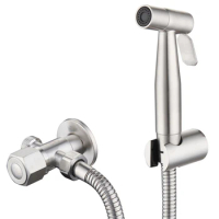 Stainless Steel Bidet Sprayer Toilet Handheld Hygienic Shower Anaal Douche Shower Bidet Sprayer Bidet Toilet Hand Spray G1/2