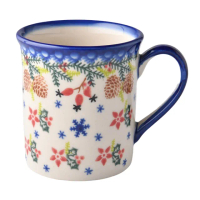 【波蘭陶】Vena 濃縮咖啡杯 水杯 茶杯 咖啡杯 馬克杯 250ml 波蘭手工製(初春遊樂園系列)