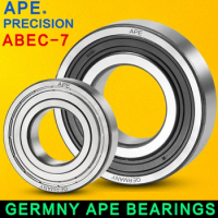 1PCS German APE Bearings 6910 61910 ZZ -2Z 2RS LLB 50*72*12mm, ABEC-7 6910 RS Precision ball bearing