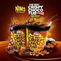 สินค้าใหม่  NIMS Crispy Choco Tub   นำเข้าจากมาเลเซีย! 250 กรัม