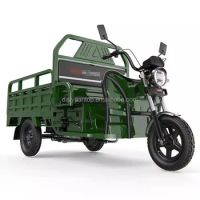 Disiyuan Family Electric Cargo Bike Tricycle LEAD-ACID Battery Motorcycle 60V Aluminum 3 Wheel Closed 800W 3C 16"