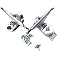 Surf And Rail Adapter Surfskate Truck Fits Any Board , Whole Set 6.25Inch Trucks,C7- + Rear Truck - Rail Adapter