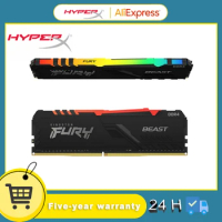 Hyperx Fury Beast RGB Ram desktop memory DDR4 32GB 2666MHz 3200MHz 3600MHz 4000MHz DDR4 MDIMM 288pin XMP New