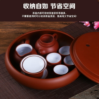 紫砂功夫茶具套裝家用客廳小套簡約潮汕陶瓷茶盤茶壺茶杯泡茶套裝