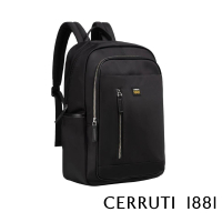 【Cerruti 1881】義大利頂級後背包 CEZA06382N(黑色)