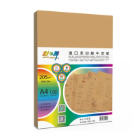 【彩之舞】日本進口多功能牛皮紙 205g A4 100張/包 HY-L140(多功能紙、A4、色紙)