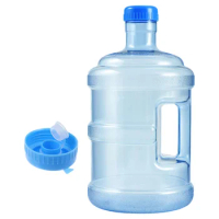 5 Gallon Water Jug Plastic Crown Cap Reusable Water Bottle Water Storage Bucket 2 Cap 5 Liters Water Container Camping Water
