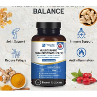 【拒絕生鏽】關節靈活守護 8合1 強效配方 葡萄糖胺與軟骨素複合物｜含乳香薑黃強效抗炎｜告別僵硬勞損、舒緩僵硬、軟骨健康