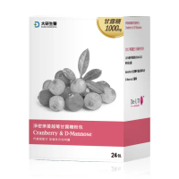 【大研生醫】淨密樂蔓越莓甘露糖粉包24包X1盒(陳美鳳代言.義大利專利女性益生菌)