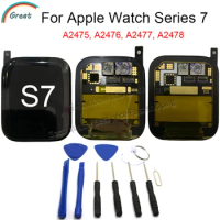 OLED For Apple Watch SERIES 7 LCD Display Touch Screen Digitizer 41MM 45MM A2475, A2476, A2477, A2478 For iWatch S7 LCD