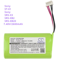 CS Replacement 7.4V 2600mAh Speaker Battery ST-01 for Sony SRS-X3, SRS-XB2, SRS-XB20 with tool and gifts