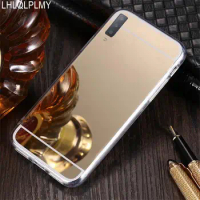Makeup Mirror Bling Silicone Case For Samsung Galaxy S24 Plus Ultra A10 A20 A30 A6 A8 A7 2018 A20E J3 J5 2017 J2 Prime Cover