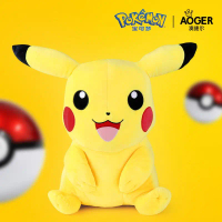 Gối Búp Bê Nhồi Bông Pikachu, Aoger, Đồ Chơi Bé Gái, Quà Sinh Nhật, Búp Bê Pikachu Thú Bông Thú Nhồi