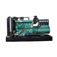Generic Diesel Genset Horizontal Generator Construction Machine Cooled Water Pump Diesel Engine Cylinder Three Phase