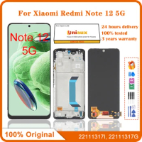 Original For Xiaomi Redmi Note 12 LCD Display Touch Screen Digitizer Assembly Replacement For Redmi 12 5G 22111317I Replacement