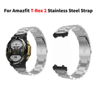 Watch Strap Stainless Steel Replaceable For Huami Amazfit T-rex 2 For Amazfit T Rex 2 Strap Watch Band High Quality